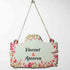 Floral Personalised Couples Wall Hanging - Uncommongifts.in